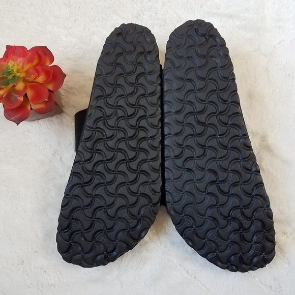 Birkenstock Arizona Soft Footbed Black Suede Sandals - Picture 2 of 9